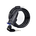 thumbnail image 2 of Candado antirrobo Universal para bicicleta, bobina de Cable de acero inoxidable para castillo, motocicleta, candado de seguridad con 2 llaves, 2 of 5