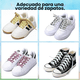 thumbnail image 4 of 5 Pares Agujetas Planas Glitter Cordones Zapato Tenis Brillo, 4 of 9
