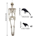 thumbnail image 3 of Halloween Decorations Halloween Skeleton Life Size Posable Joints Skeletons Life Size Hand Life Body Anatomy Model Decor Halloween Skeleton Decorations For Halloween, 3 of 8