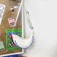 thumbnail image 2 of Bolsa bandolera correa ajustable monederos femeninos para vacaciones de fin de semana (blanco) JShteea Para Estrenar, 2 of 9