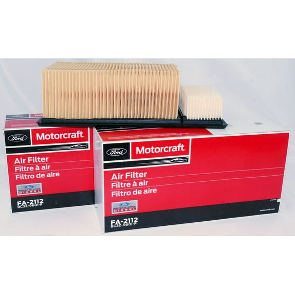 Motorcraft FA1902 Enhanced Filtering Efficiency, 2 Pack Engine Air Filter
