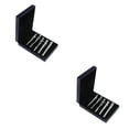 thumbnail image 2 of Minnieouse 5 Pieces Silver Brushed Tie Bar Black Men Clasp Box Necktie Clip with Formal 2piezas 5 piezas con caja, 2 of 6