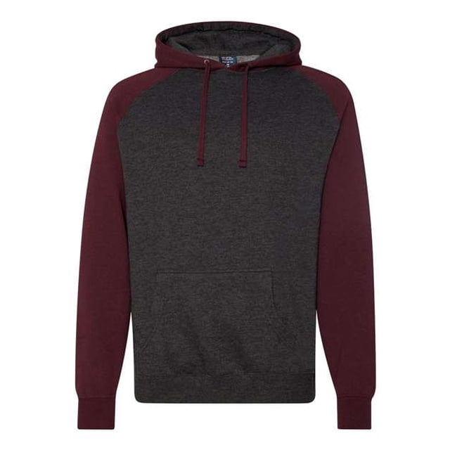 Independent Trading Co para hombre Pullover carbón jaspeado/burdeos jaspeado 3XL Compañía de Comercio Independiente IND40RP