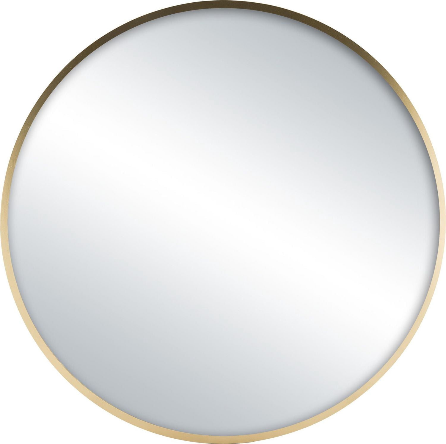 hometrends Round Mirror, 27 inch diameter x 0.51" Gold