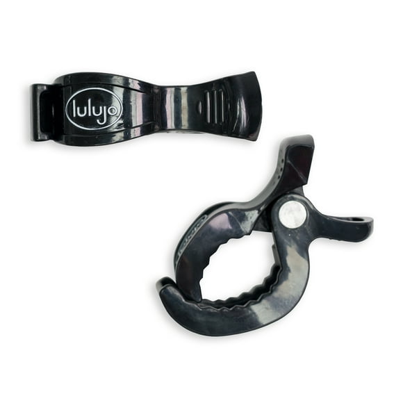 Lulujo Stroller Clips - Black - 2 Pack
