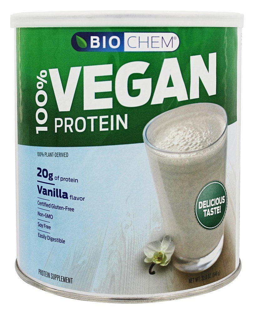 BioChem by Country Life - 100% Vegan Protein Powder Vanilla - 22.8 oz