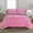 Pink/Gray, variant on Reversible 3pc Comforter Set King/Cal King Lilac/Purple
