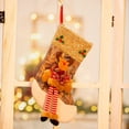 thumbnail image 4 of Calcetines de Navidad, bolsa de regalo, caja de regalo, adornos de decoración de árbol de Navidad, calcetines lindos de dibujos animados, juguetes creativos, vestir, 4 of 5