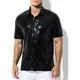 thumbnail image 2 of Camisa De Discoteca Brillante Manga Corta Hombre Casey Kevin, 2 of 8