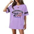 thumbnail image 5 of 250th Anniversary Usa Shirt Women Casual Short Sleeve Tshirts Fashion 250 Year American Anniversary Shirt, 5 of 6