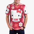 thumbnail image 2 of Lsque Sanrio Pattern Golf Shirts for Men Dry Fit Print Moisture Wicking Performance Short Sleeve Polo Shirt-, 2 of 7