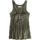 thumbnail image 1 of Aeropostale Womens Lace Baby Doll Cami Tank Top, Verde, Small, 1 of 1