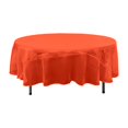 thumbnail image 1 of LA Linen TCOrgz90R-RedO98 Nappe Ronde en Organza Miroir Transparent&44; Rouge - 90 Po, 1 of 4