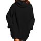 thumbnail image 1 of Vestido de punto tipo jersey, vestido de suéter de cuello alto, vestido de suéter largo, vestido de suéter de cuello alto, estética elegante, 1 of 6