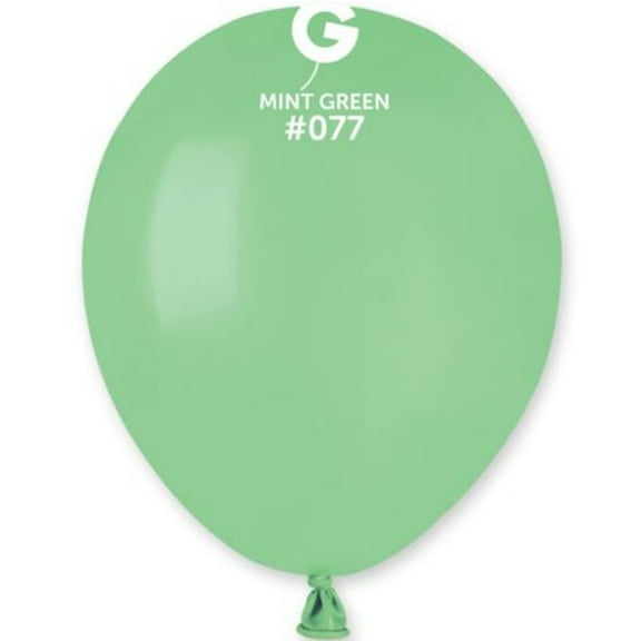100 Gemar Mint Green Balloons 5"