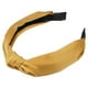thumbnail image 1 of Seda Anudada Diadema, Pelo Diadema para Mujeres, Amarillo, 1.2 Pulgadas Ancho, 1 of 7