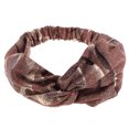 thumbnail image 1 of Diadema anudada con lentejuelas Soledad Rosado Anchas, 1 of 9