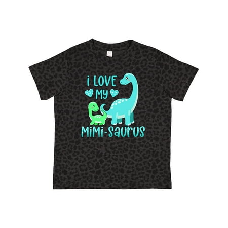 

Inktastic I Love My Mimi-Saurus Cute Brontosaurus Family Gift Toddler Boy or Toddler Girl T-Shirt