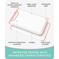 thumbnail image 2 of Cutting Boards for Kitchen - Plastic Cutting Board Set of 3, Dishwasher Safe Cutti0ng Boards with Juice Grooves, Thick Chopping Boards for Meat, Veggies, Fruits, Easy Grip Handle, Non-Slip Pink, 2 of 8