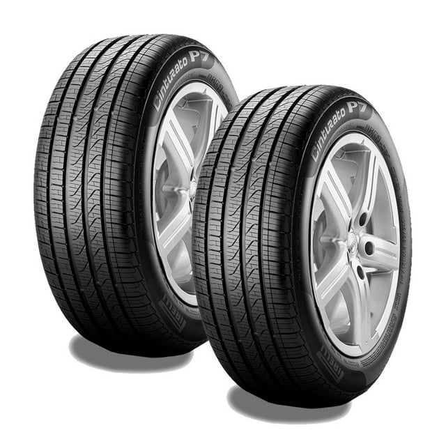 PAQUETE 2 LLANTAS 245/40R18 PIRELLI P7 ALL SEASON RUNFLAT + VALVULAS