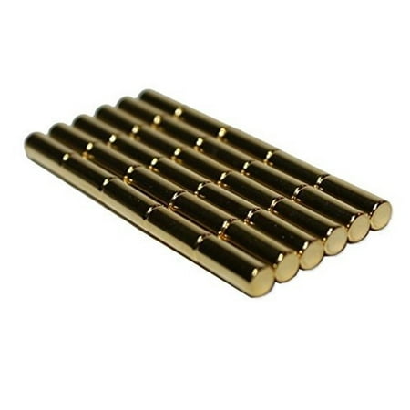 30 Gold Magnetic Metal Pins - Perfect Magnets for Maps, Whiteboards, and other metal surfaces