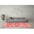 thumbnail image 3 of Ahgly Company Indoor Rectangle Abstract Red Modern Area Rugs, 2' x 4', 3 of 4
