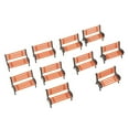 thumbnail image 2 of Xingzhi Train Railroad Diorama Park Bench for DIY Sand Table Model 1:75 white G, 2 of 9