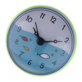 thumbnail image 4 of AMERTEER Small Suction Clock  Wall Clock  Bathroom Suction   Refrigerator Clock  Living Room Clock - Blue  75x35mm, 4 of 7