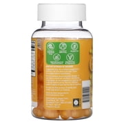 Human Beanz Vegan Omega 3 DHA Jelly Beans with Vitamin C, Plant-Based Brain & Immune Support for Adults, Algae DHA Supplement, Gluten-Free Non-GMO Kosher Halal, 120 Citrus Gummies