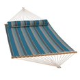 thumbnail image 1 of Algoma Net 2785SPC 13' Quick Dry Hammock with Pillow Ocean Stripe, 1 of 5