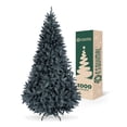 thumbnail image 1 of Árbol de Navidad Plegable Pino Navideño Frondoso, Cedro del Himalaya Esquimal (Gris, 1.80 m), 1 of 6