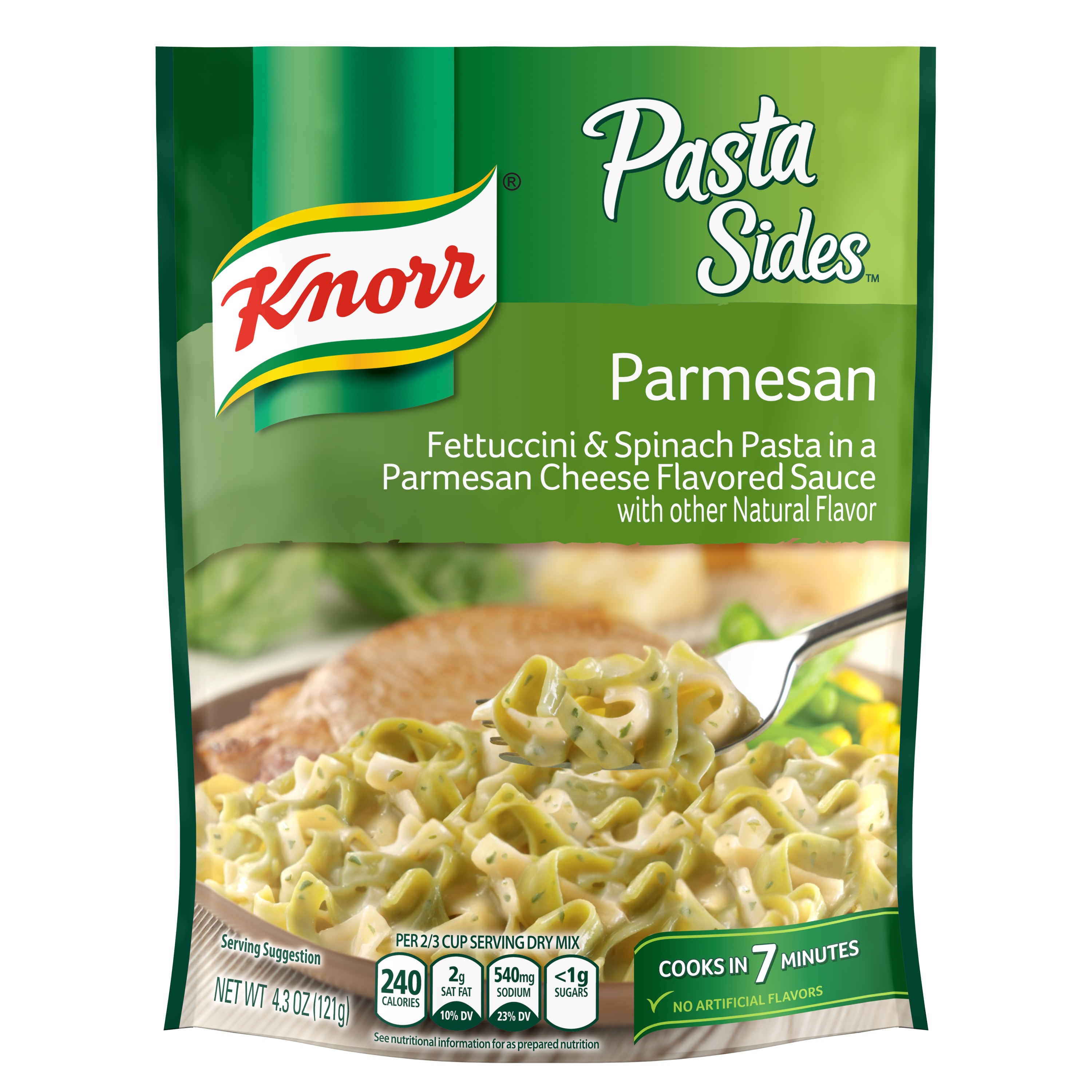Knorr Pasta Side Dish Parmesan 4 3 Oz Walmart Walmart