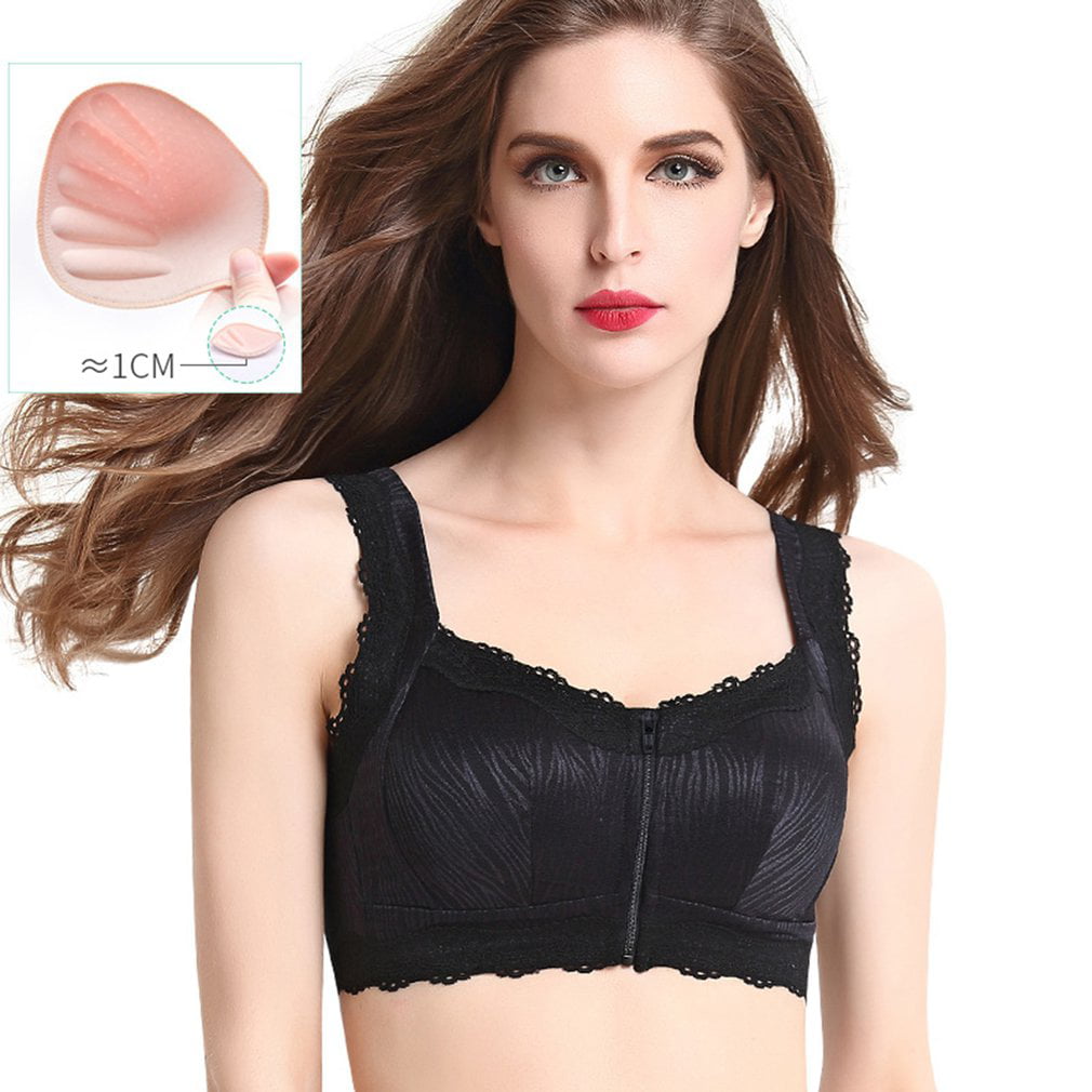 Details about   Mastectomy Bra Comfort Pocket Bra for Silicone Breast Forms8708