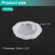 thumbnail image 2 of Uxcell 10 Pcs Moldes de Llaveros de Resina en Forma de Flor, Kit de Moldes de Silicona Epóxica con Agujero para Colgantes de Llaveros y Joyería, 2 of 5