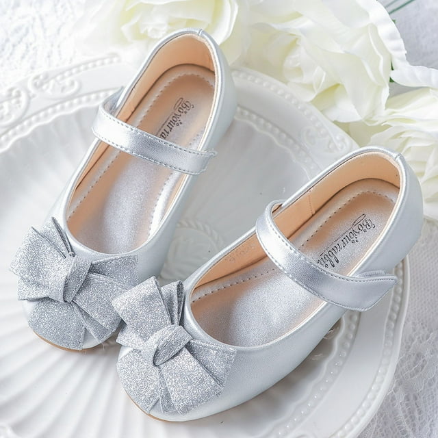 Zapatos de cuero para niñas, primavera y otoño, zapatos de princesa para niños, zapatos planos de fondo suave, zapatos para niñas pequeñas supermovidos, zapatos para niños