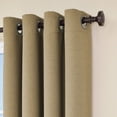 thumbnail image 2 of Eclipse Bobbi Grommet Blackout Energy-Efficient Curtain Panel, Tan, 52x84, 2 of 5