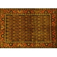 thumbnail image 1 of Ahgly Company Machine Washable Indoor Rectangle Persian Yellow Traditional Area Rugs, 5' x 7', 1 of 4