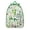 Floral Print Vin, variant on Boho Folk Ethnic Mandala Canvas School Backpack, Abstract Sacred Meditation Daypack with Artistic Cultural Ornament Pattern