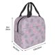 thumbnail image 3 of Easygdp Flamingo Bolsa Térmica Premium - Tela Oxford Impermeable, Gran Capacidad, Bolsillo Frontal, Unisex para Trabajo, Escuela, Actividades al Aire Libre y Picnics, 3 of 8