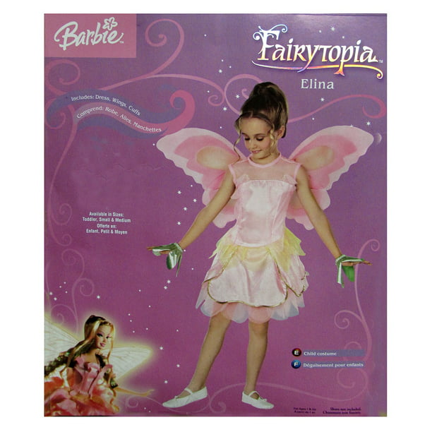 Rubie's Girls 'Barbie Fairytopia Elina' Halloween Costume, Pink, S -  Walmart.com
