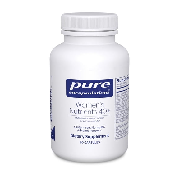 Pure Encapsulations Women's Nutrients 40  - Multivitamin for Women Over 40 to Support Urinary Tract Health, Breast Cell Health & Eye Integrity* - with Vitamin C, E & A - 90 Capsules