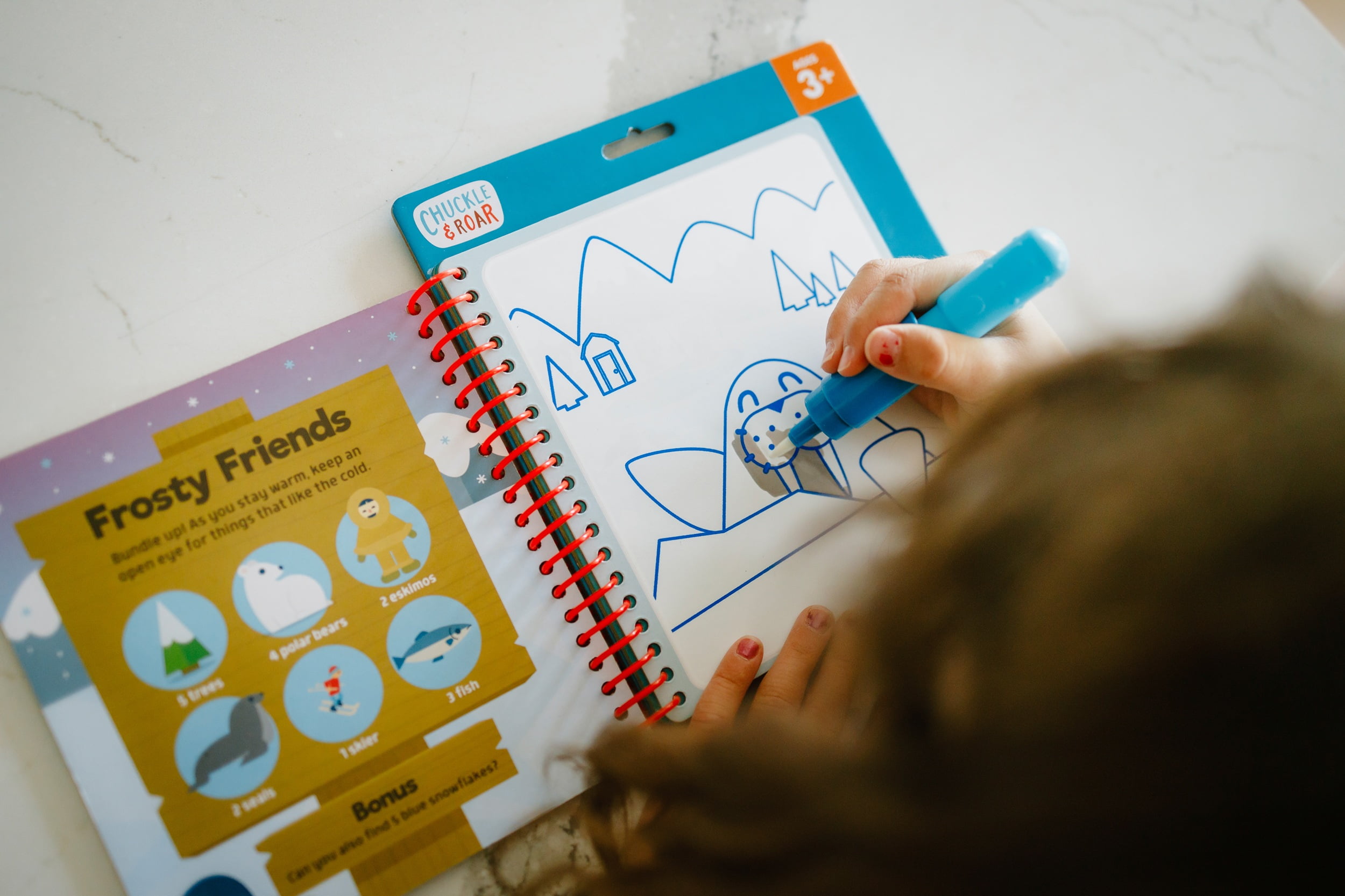 Chuckle & Roar Aqua Draw Animal Friends Color with Water for Children Ages 3+