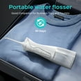 thumbnail image 3 of COSLUS Water Dental Flosser Pick for Teeth,DIY Mode,300ML,IPX7 Waterproof,Portable,Rechargeable,for Home Travell-White, 3 of 8