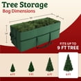thumbnail image 2 of Elf Stor Christmas Tree Storage Bag for 9FT Disassembled Artificial Trees, 2 of 6