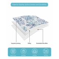 thumbnail image 5 of Blue Snowflake Christmas Queen Size Down Alternative Comforter, Lightweight Comforter Quilt Bedding Set with Pillow Shams Xmas Winter Snowflake All Seasons Bed Comforter Duvet Insert 90"x96", 5 of 7