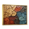 thumbnail image 2 of Designart Tree Redwood framed wall art decor, Tree Redwood framed wall Art, Blue Beige Abstract Redwood Tree composition , Extra large Traditional Gold framed wall art, 32x16 inches Gold Frame, 2 of 5