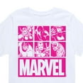 thumbnail image 3 of Marvel - Pink Character Valentine Characters - Toddler And Youth Short Sleeve Graphic T-Shirt, 3 of 5