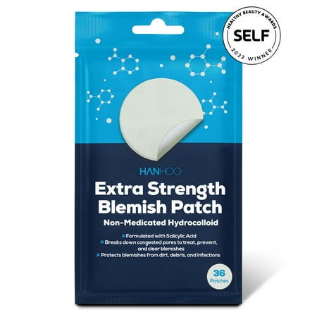 Hanhoo Blemish Patch, Extra Strength with Salicylic Acid, For All Skin Types, Acne Treatment, 36 Ct.