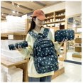 thumbnail image 2 of Juego de mochila Black Star con juegos de almuerzo, mochila para niñas adolescentes, mochila escolar con degradado de 3 uds para estudiantes de primaria, 2 of 5