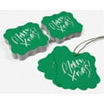 thumbnail image 5 of Inkdotpot Merry X-Mas Christmas Bottle Tag Real Silver Foil Favor Bracket Shape Hang Tags Pack Of 50, 5 of 7